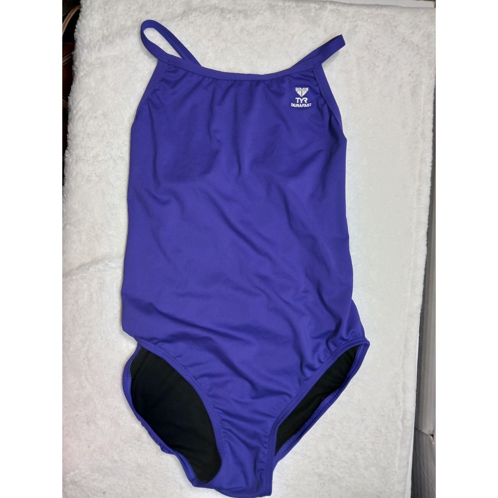 TYR Royal Durafast Elite Solid Diamondfit One Piece Swimsuit  Size 38 - Picture 4 of 7